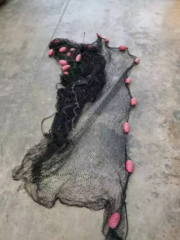 Image of Black Fishing Net W/ Floats
