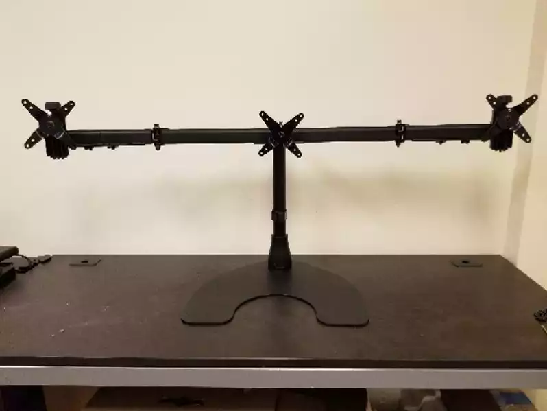 Image of 3 Screen Table Top Monitor Stand