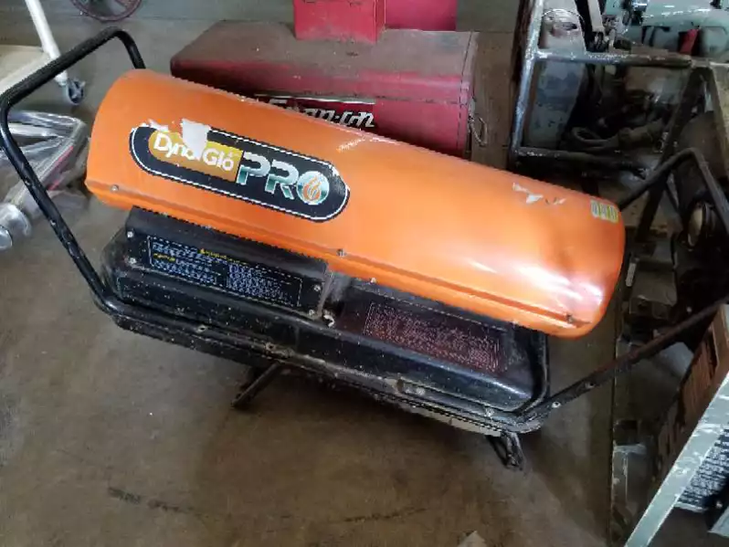 Image of Orange Construction Heater