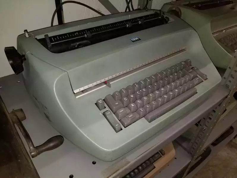 Image of Teal Ibm Selectric Typewriter
