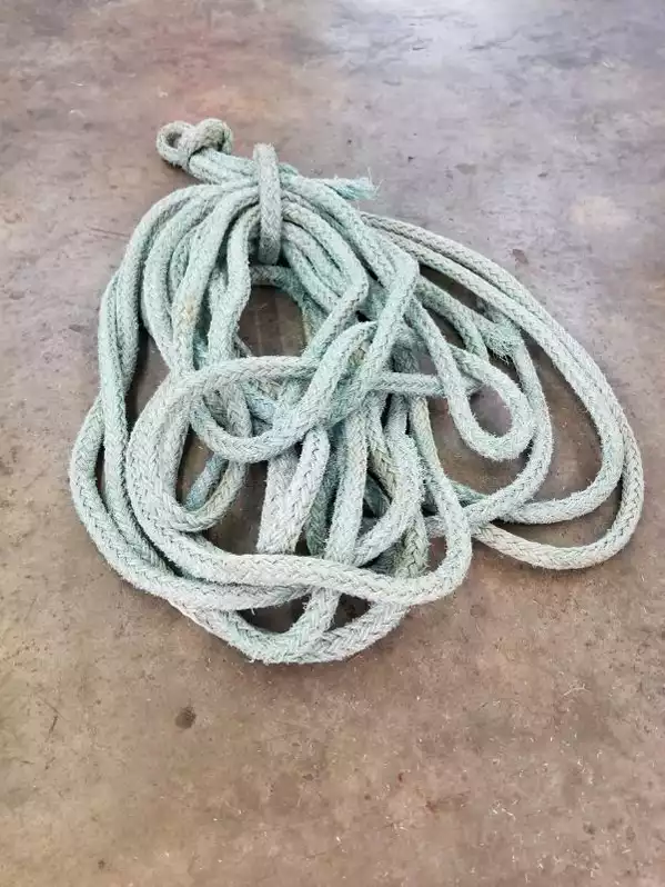 Image of 1" Aqua Nylon Boat Rope 50'