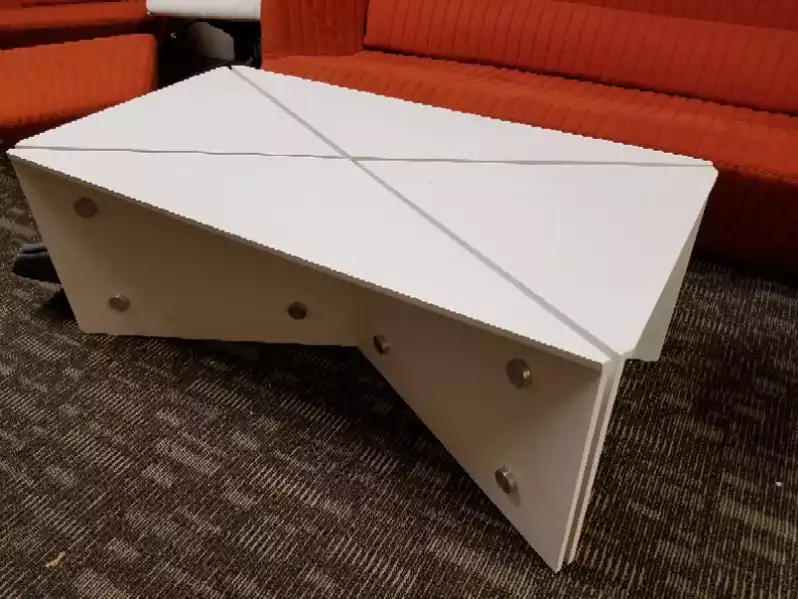 Image of White X Coffee Table
