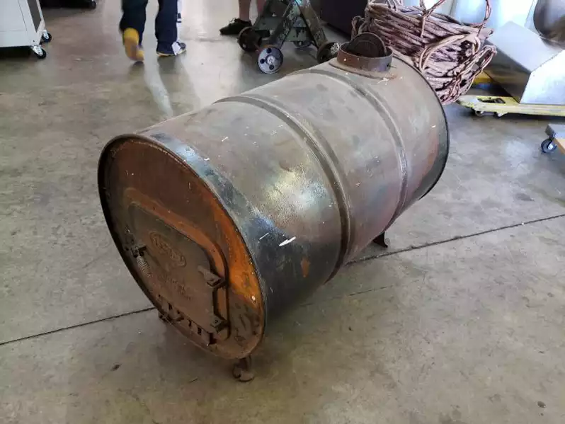 Image of Metal Barrel Still Oven