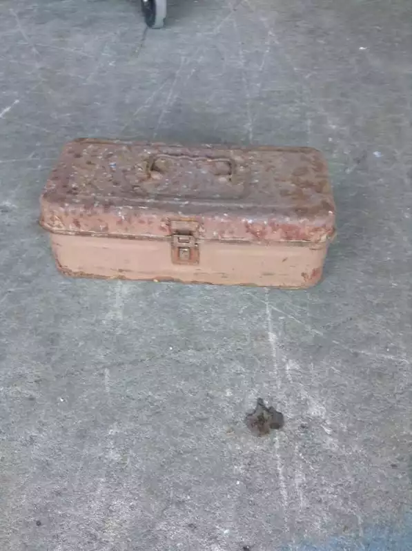 Image of Brown Vintage Toolbox