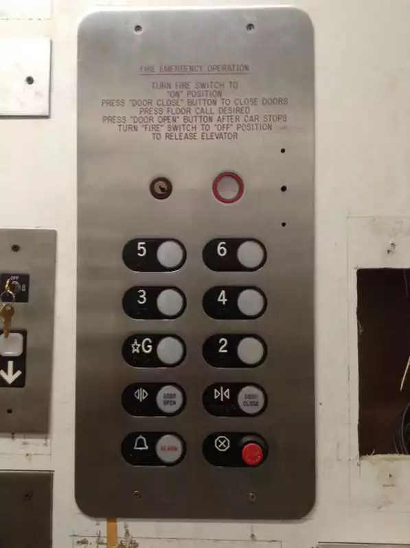 Image of Ss 6 Floor Elevator Panel(Rigged)