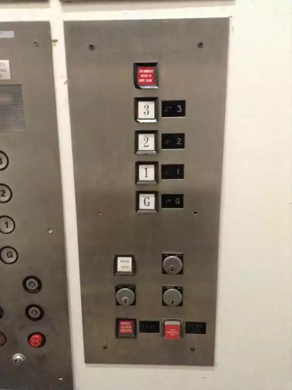 Image of 3 Floor Elevator Panel