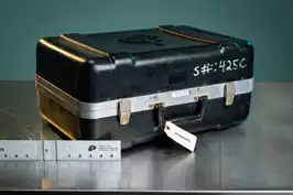 Image of Black Plastic Suitcase 20x15x9