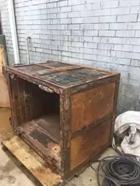 Image of Rolling Antique Safe