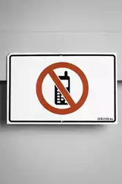 Image of No Cellphone Sign