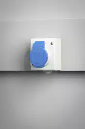 Image of White Blue Control Button