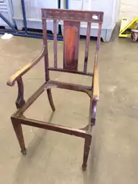 Image of Wooden Dining Chair Frame