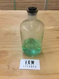 Image of Glass Lab Bottle With. Rubber Stopper