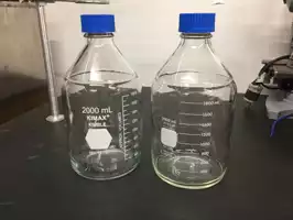 Image of 2000ml Solvent Bottle Blue Top