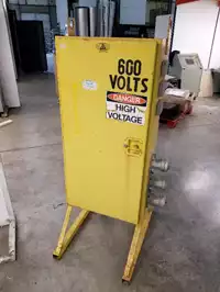 Image of Yellow High Voltage Power Box