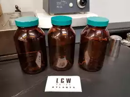 Image of Large Brown Lab Bottle
