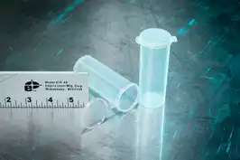 Image of Tall Clear Plastic Specimen Jar