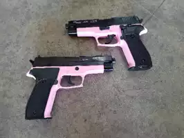 Image of Pink Sig Sauer P226 Airsoft Hand Gun