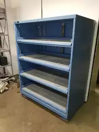Image of Heavy Duty Cabinet With Pullout Shelves
