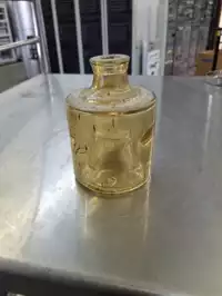 Image of Amber Glass Bottle No Lid