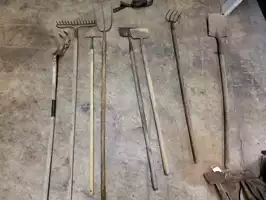 Image of Antique Yard Tools