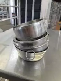 Image of Stack Of Small Stainless Bowls