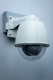Image of Dome Security Camera On Arm