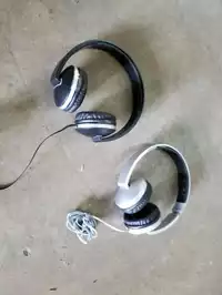 Image of Black/Silver Headphones