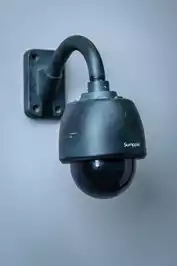 Image of Black Goose Neck Dome Security Camera