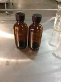 Image of Brown Medical Glass Bottle