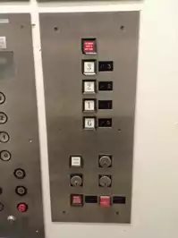 Image of 3 Floor Elevator Panel