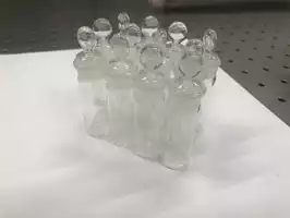 Image of Glass Sample Bottle W/ Glass Stopper