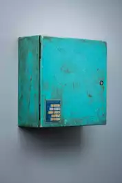 Image of 16x16 Teal Blank Wall Box