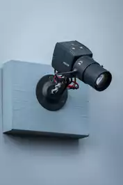Image of Pelco Small Black Cctv Camera