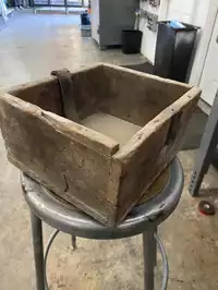 Image of Old Antique Wooden Box