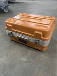 Image of Orange Plastic Carrying Case