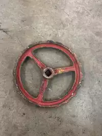 Image of 9" Three Spoke Valve Wheel