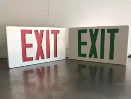 Image of Multi Color Exit Signs