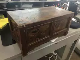 Image of Small Wooden Box W/ Drawers