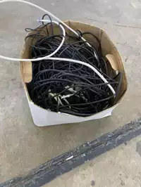 Image of Box Of Misc Cable Wire