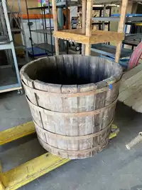Image of Large Antique Water Barrel