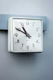 Image of Simplex Square Analog Clock