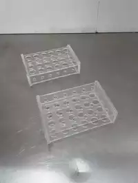 Image of Clear Plastic Test Tube Rack (4 X 6)
