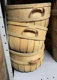 Image of Wood Harvest Basket