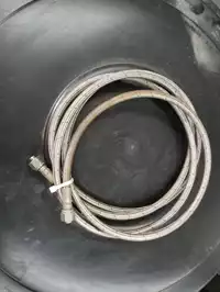 Image of 1/2" Braided Stainless Hose With Ends