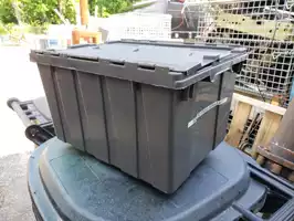 Image of Plastic Storage Container W/ Lid