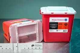 Image of Sharps Biohazard Container