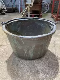 Image of Large Copper Cauldron