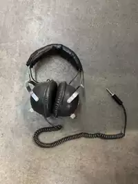 Image of Vintage Black Headphones