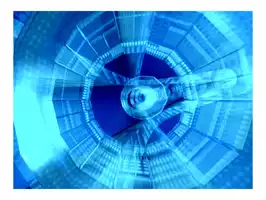 Image of Blue Glass Vortex