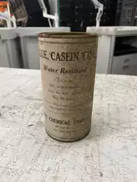 Image of Vintage Glue Canister